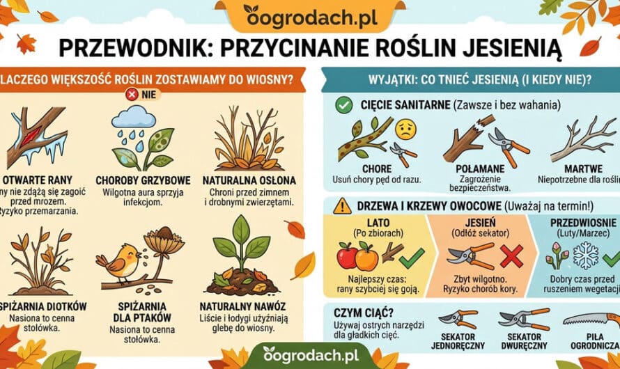Czy przycinać rośliny jesienią? Ja w większości tego nie robię