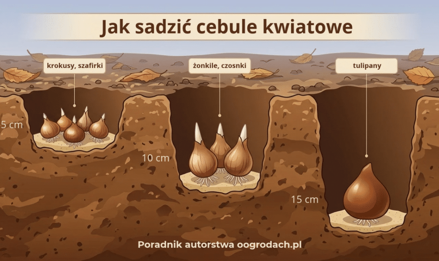 Cebule kwiatowe – co, kiedy i jak głęboko sadzić jesienią